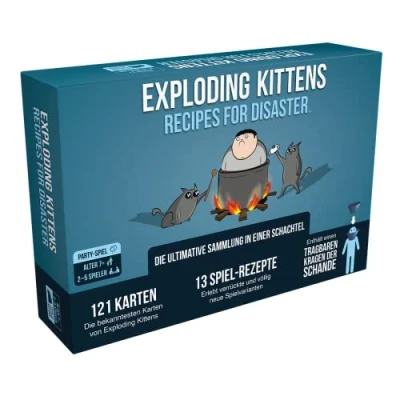 Immagine di Exploding Kittens Ricette per il disastro Gioco, Colore multicolore, colorato, 3. Sammelbox, EXKD0022