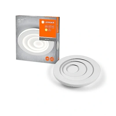 Immagine di LEDVANCE Orbis Spiral Round LED LAMPAGGIO 365mm, bianco, 38W, 2400lm, bianca calda, efficace della luce indiretta, durata a lungo servizio, round, modulo LED, classe di protezione IP20, 3000K