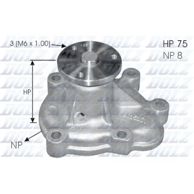 Immagine di DOLZ O144 Pompa acqua OPEL: Corsa D Hatchback, Mokka / X, Meriva A
