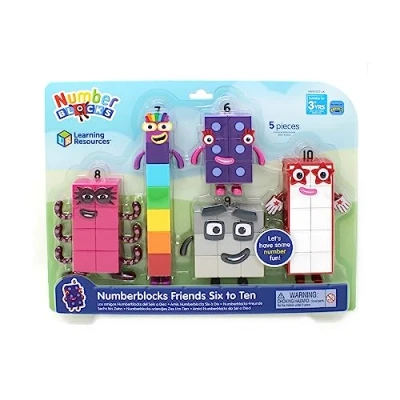 Immagine di Learning Resources Amici Numberblocks da Sei a Dieci, Personaggi Collezione Ufficiali Partire dai 3 Anni, HM95357 UK