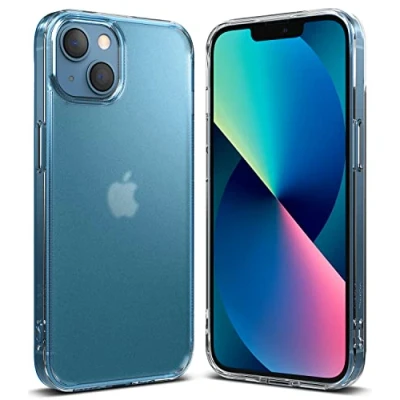 Immagine di Ringke Fusion Compatibile con Cover iPhone 13 (2021) Custodia Anti Impronta Opaca Sottile Retro Rigido Antiurto Paraurti TPU Matte Clear