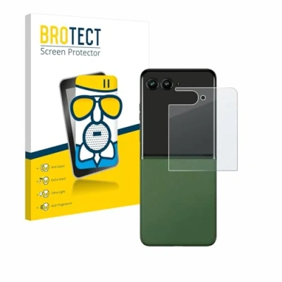 Immagine di brotect Pellicola Vetro Opaca per Motorola Razr 50 Ultra (Display posteriore) Protezione Schermo [Anti Riflesso, Durezza 9H]