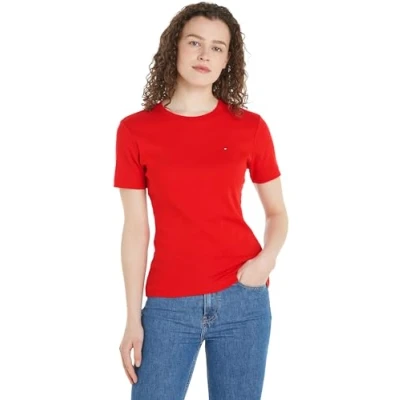 Immagine di Tommy Hilfiger NEW SLIM CODY Tshirt basic, Donna, Taglia: XXL, Fierce red
