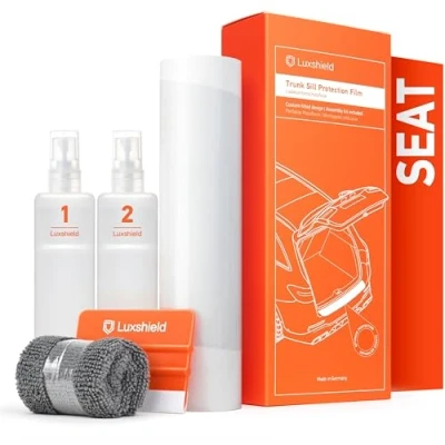 Immagine di Luxshield Pellicola Protettiva per Bordo di Carico Seat Ateca 1 (I) KH7 I 2016 2024 Protezione Paraurti, antigraffio, vernice Trasparente