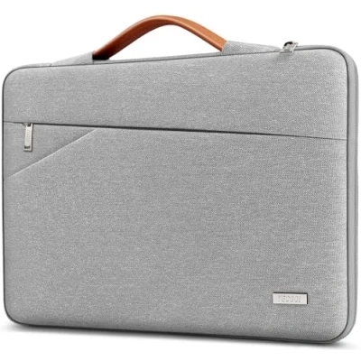 Immagine di TECOOL 13 Pollici Custodia PC Portatile per 13,6 MacBook Air M2 2022, M1 2018 2021, Pro 2016 12,3 Surface 7/6/5, 9/8/X, Grigio