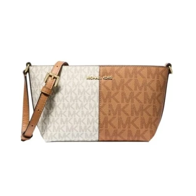 Immagine di Michael Kors Borsa a tracolla Jet Set Small Bicolore Logo, Caro Multi,