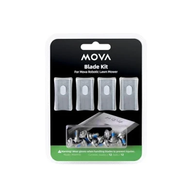 Immagine di Kit lame di Ricambio per robot tagliaerba MOVA, rapido, Lama x12, Bullone x12