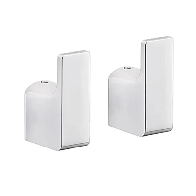 Immagine di Gedy G Kuala Lumpur, 2 Appendi Abiti Singoli, Colore Cromo, Porta Realizzati in Cromall, Ottone e Vetro, Garanzia Anni, Misure 5,3 x 3,3 CM Peso 0,196 kg, Design R&amp;S