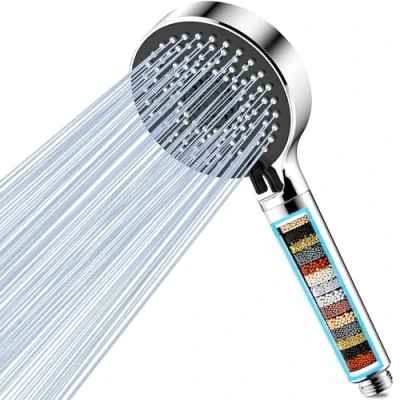 Immagine di Magichome Soffione Doccia con Filtro a 20 Fasi, anticalcare, ad Alta Pressione e Risparmio Idrico 5 Tipi di Getti