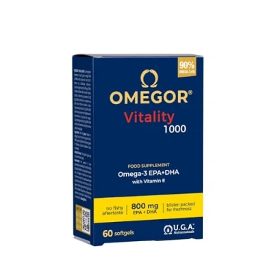 Immagine di Omega 3 Olio di Pesce (60 Capsule) ‒ Integratore IFOS 5 Stelle Omega3 in Forma Trigliceride con 800mg EPA e DHA per Capsula Privo Metalli Pesanti Senza Retrogusto