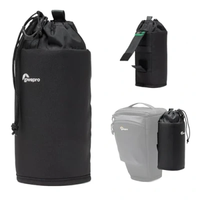 Immagine di Lowepro Accessorio Porta Bottiglie ProTactic III, Compatibile con Zaino 350/450 III Sistema Modulare, Custodia Termica, Contiene fino a 1 litro, Portabottiglie, Accessori per Fotocamera