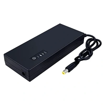 Immagine di 8000mah USB 12V 3A 38.48WH 5.5x2.1mm Gruppo di continuità UPS Batteria Backup Per WiFi Router Camera Speaker