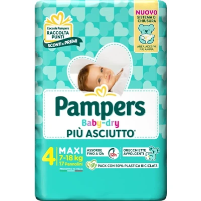 Immagine di PAMPERS BD DOWNCOUNT MAXI 17PZ