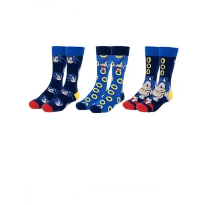 Immagine di Sonic Confezione Calzini, Multicolore, 35 41 Unisex