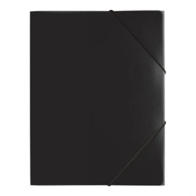 Immagine di Pagna 21613 01 Cartellina con elastico, PP 3 alette, formato A4, colore: nero