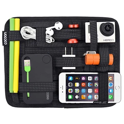 Immagine di Cocoon GRID IT Custodia con Cinghie Elastiche I Sistema Multifunzionale per Tablet Organizer Portatile Nero