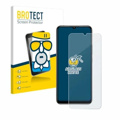 Immagine di brotect Pellicola Vetro Opaca per Xiaomi Mi 10 Lite Protezione Schermo [Anti Riflesso, Durezza 9H]