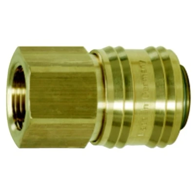 Immagine di KS Tools 515.3483 Rubinetto Rapido in Ottone con Filettatura Interna, G1/4&quot;Ig