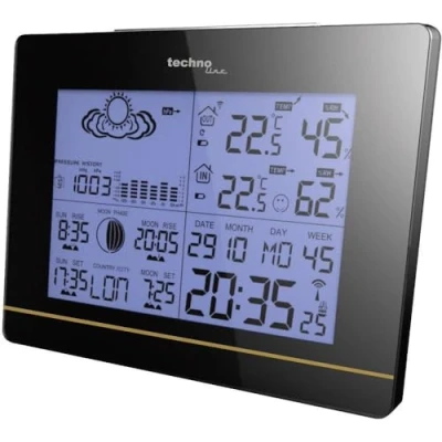 Immagine di Techno Line Technoline WS 6750 Stazione meteo digitale senza fili Previsione per 12 24 ore Numero di sensori max. 3