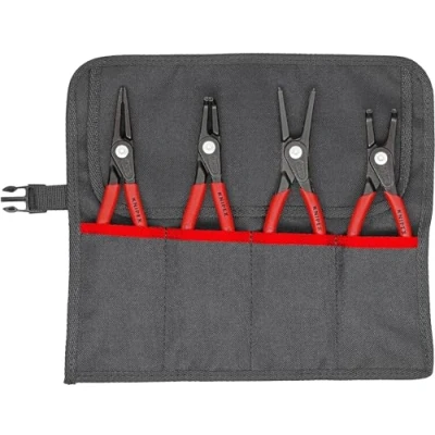 Immagine di Knipex 00 19 57 V01 Kit pinze per Anelli di sicurezza Adatto (Pinze anelli) esterni ed interni 60 mm Forma della punta dritta,