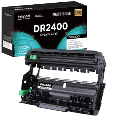 Immagine di iNKPAD DR2400 Tamburo (Solo unità tamburo) per Brother DR 2400 DCP L2530DW L2510D L2537DN L2550DN HL L2350DW L2310D L2357DW L2370DN L2375DW MFC L2710DW L2710DN L2730DN DW L2755 0DW