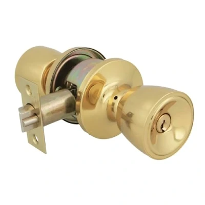 Immagine di Amig Pomello Porta Ingresso Set di Pomelli Tipo Tazza con Sistema Anticarta Ottone Serratura 60/70 mm Chiave e Per Porte in Legno Spigolo Quadrato Lucidato
