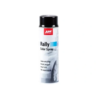 Immagine di APP Rally Color Vernice spray Bomboletta colorate Nero lucido 500 ml