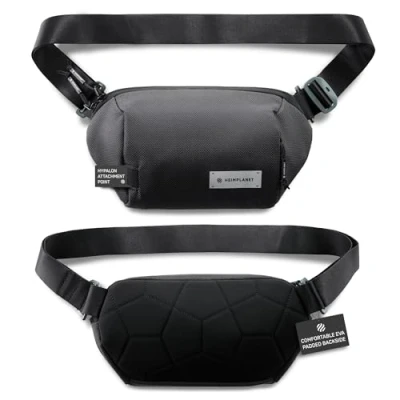 Immagine di HEIMPLANET Originale Transit Line Sling Pocket Marsupio impermeabile in DYECOShell di alta qualità Supporta l&#039;1% per The Planet (Castlerock)