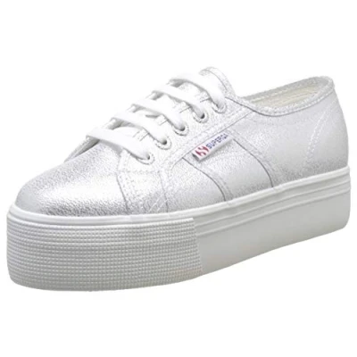 Immagine di Superga 2790 Lamew Scarpe Da Ginnastica Basse Donna, Grigio (Grey Silver 031), 42 EU, Pair