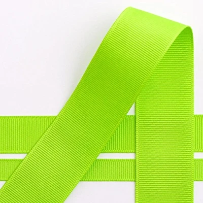 Immagine di Italian Options Nastro in grosgrain, rotolo da 25 mm x 10 m, colore: Lime