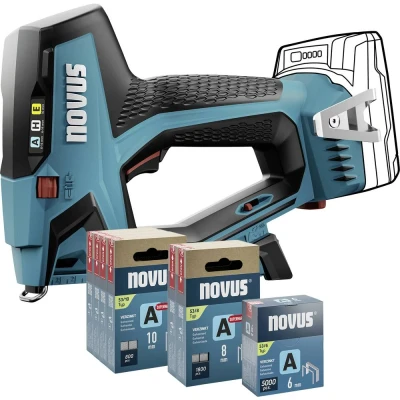 Immagine di Novus Tools J 550 031 0373 Graffettatrice a batteria tipo graffette 37, 53 Lunghezza 6 14 mm senza batteria, caricatore