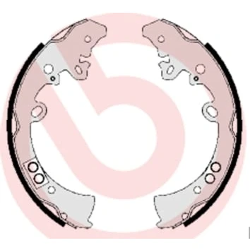 Immagine di BREMBO S 83 550 Ganasce Freno 295 62 TOYOTA: Hilux 3 Pick up, VIII MAHINDRA: Goa / Scorpio SUV