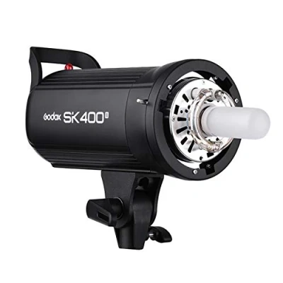 Immagine di Godox SK400II Professionale flash 400ws 5600K 2.4G wireless X system stroboscopico da Studio con 150W modellazione Lampada