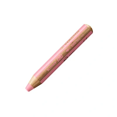 Immagine di Matita colorata Multi Funzione STABILO woody 3 in 1 Confezione da 5 Rosa pastello