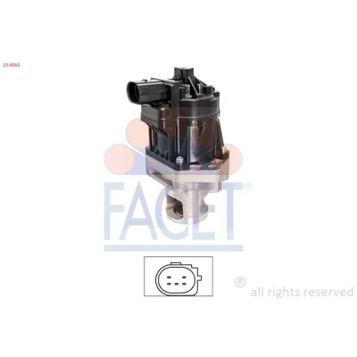 Immagine di FACET 23.0063 Valvola EGR senza radiatore FIAT: BRAVO 2, Ducato III Van, 500X, ALFA ROMEO: Giulietta Hatchback, 159 Sportwagon, MiTo