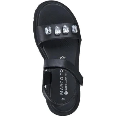 Immagine di Marco Tozzi BY Guido Maria Kretschmer Sandali con plateau, Donna, Taglia: 40, Black Pelle