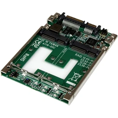 Immagine di Startech.Com Convertitore Adatattore Doppia SSD Msata a Raid Sata 2.5&quot;