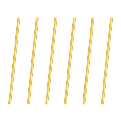 Immagine di iMeistek asta in ottone da 2,5 mm, lunghezza 100 massiccio, rotonda, per tornio bar, modelli RC fai te (6 pezzi)