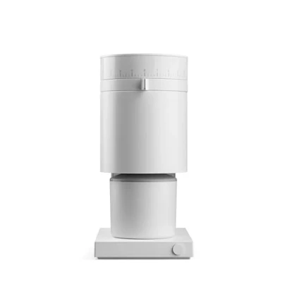 Immagine di Macinacaffè a macine coniche Fellow Opus elettrico multiuso per caffè espresso, gocce, pressatura francese e preparazione freddo Bianco opaco