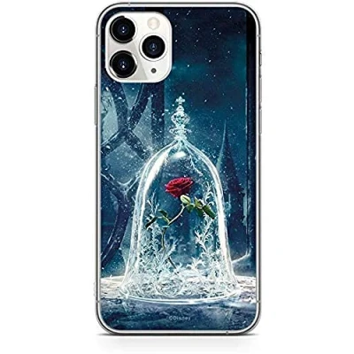 Immagine di Ert Group custodia per cellulare Apple Iphone 11 PRO MAX originale e con licenza ufficiale Disney, modello Beauty and the Beast 002 adattato alla forma dello smartphone, in TPU
