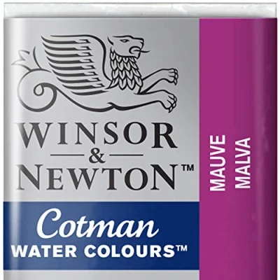 Immagine di Winsor &amp; Newton 301696 Cotman Colori Acquerello, Viridian, Mauve, 1.9x1.6x1.1 cm, 5 unità