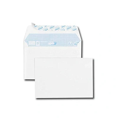Immagine di Enveloppebulle 500 buste bianche C6 114 x 162 80 g/m2 banda di protezione