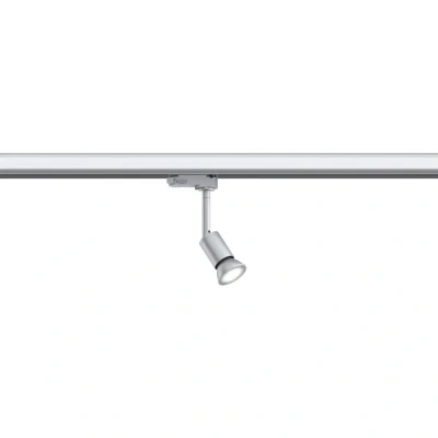 Immagine di Paulmann ProRail3 Purell Faretto da binario a LED GU10 Argento, Cromo