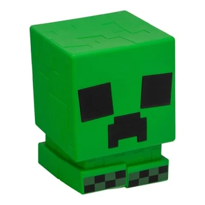 Immagine di Paladone, SquishyGlo, lampada in silicone Creeper di Minecraft, gaming senza fili e ricaricabile con licenza ufficiale, per bambini ragazzi, decorazione camera da letto, collezione