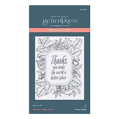 Immagine di Spellbinders Piatto stampa cornice ringraziamento autunno dalla collezione BetterPress