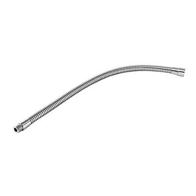 Immagine di Honsety, Tubo metallico flessibile per microfono a collo d’oca, multiuso, universale, fai da te, 48,3 cm, cromo