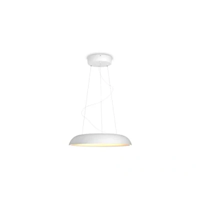 Immagine di Philips Hue White Ambiance Lampadario Smart Amaze, Luce Bianca da Calda a Fredda, Led Integrato, 32W, Bianco, Telecomando Dimmer Switch Incluso