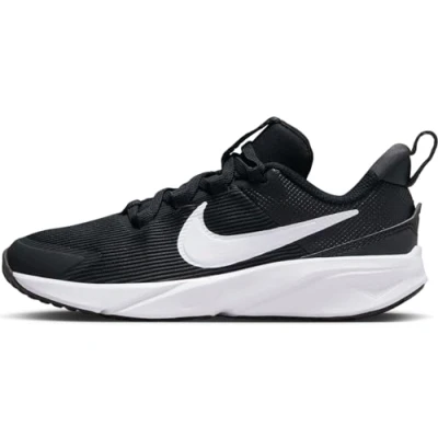 Immagine di Nike Performance STAR Runner 4 Unisex Scarpe running neutre per bambini, Taglia: 31.5, Black/white/anthracite Tessuto / sintetico