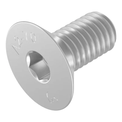 Immagine di Vite a testa svasata SECCARO M8 x 18 mm, acciaio inox V2A VA A2, DIN 7991 / ISO 10642, esagono incassato, 20 pezzi