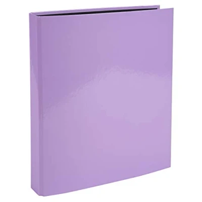 Immagine di Exacompta Rif. 51565E Raccoglitore rigido con 4 anelli a D, diametro 25 mm, dorso cm, dimensioni esterne 31,5 x 27 formato A4, colore viola